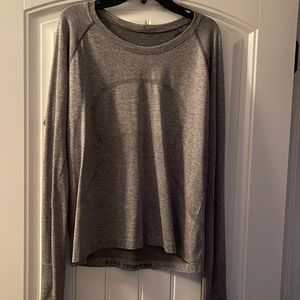 Grey lululemon long sleeve